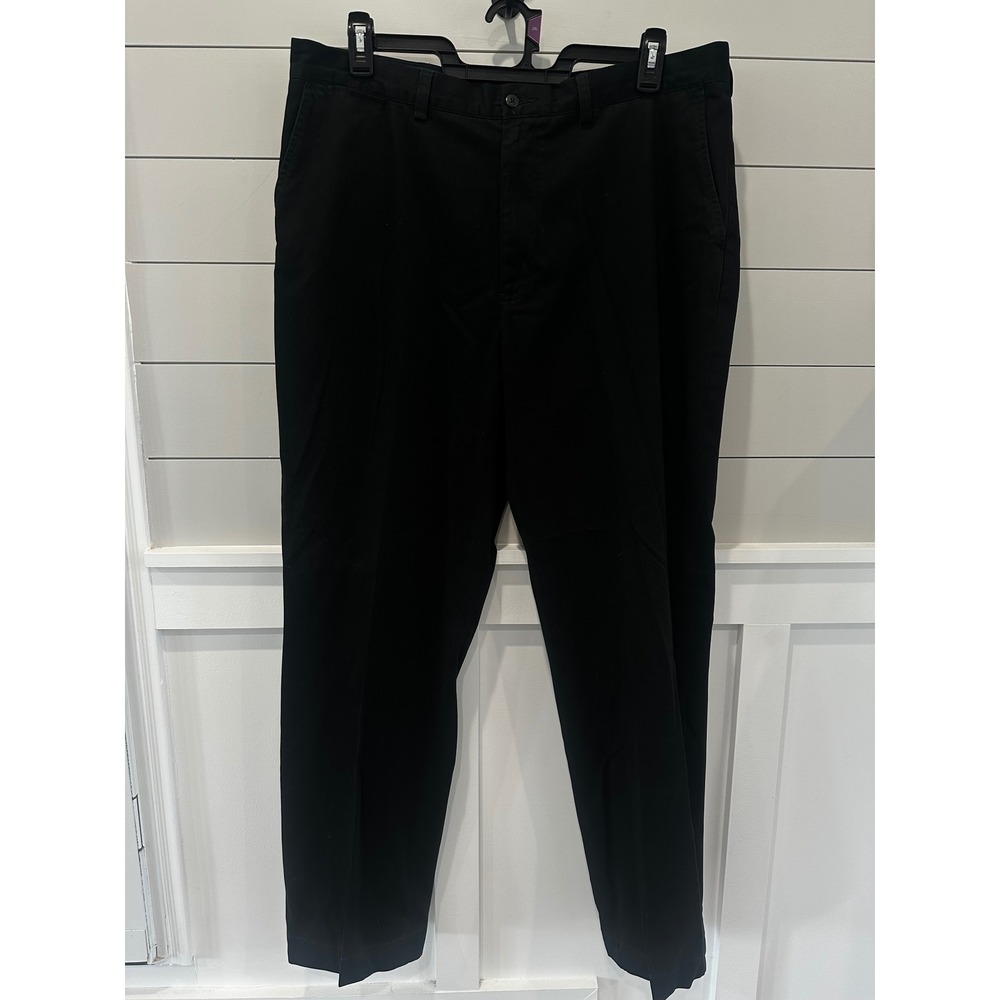 Polo Ralph Lauren Prospect Pant Mens 38x32 Black‎ 100% Cotton Chino Straight Leg